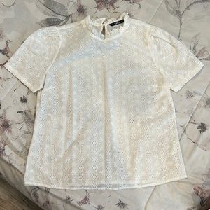 Eyelet blouse